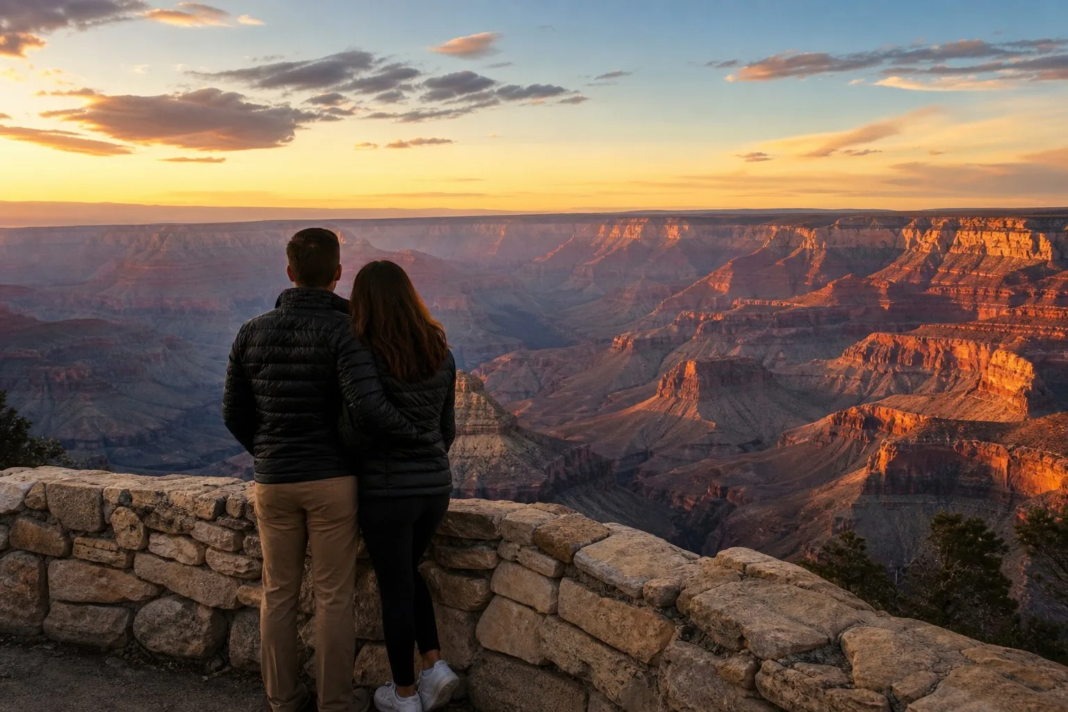 Grand Canyon weekend scene
