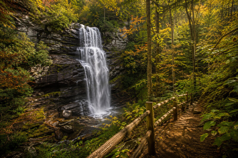 Waterfalls and hardwood trails