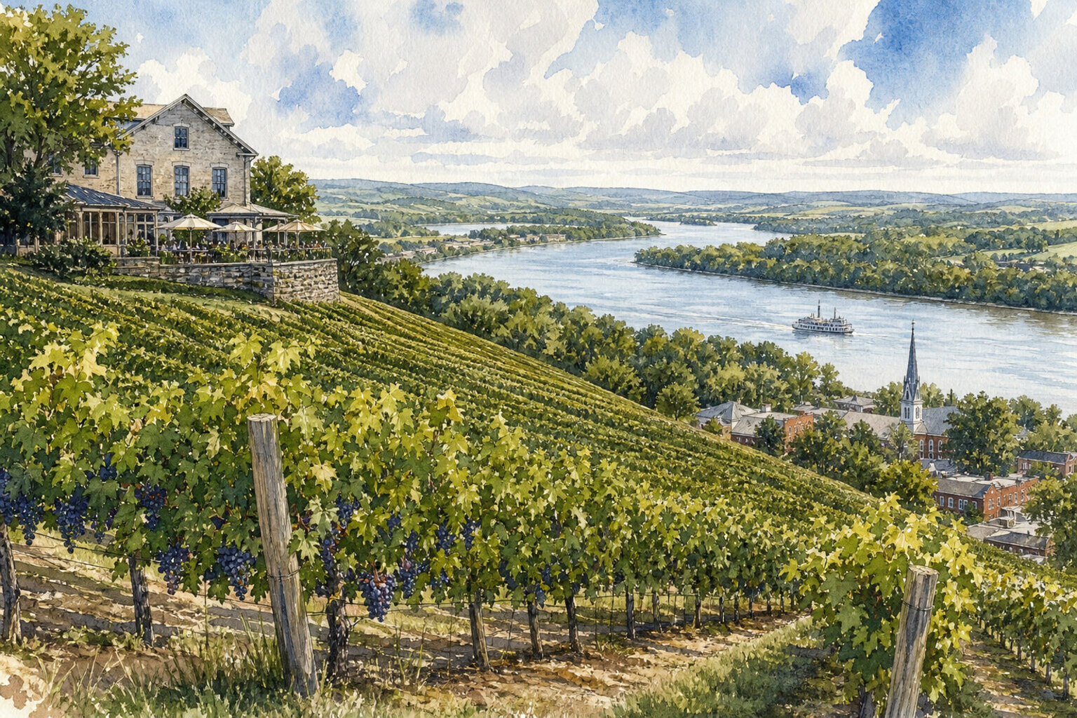 Hermann weekend scene