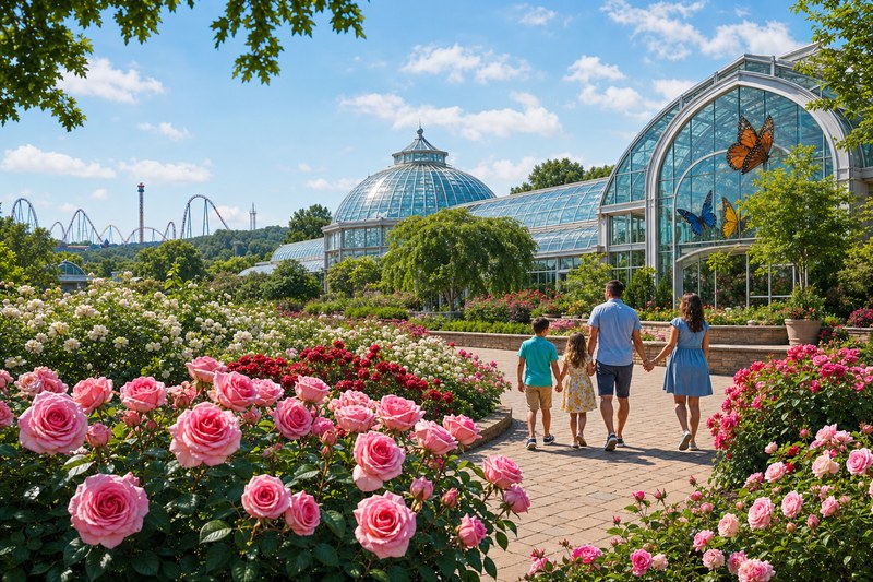 Warm Hershey Gardens illustration