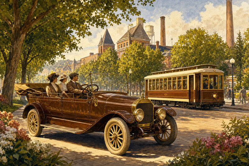 Antique automobiles and Hershey transportation history