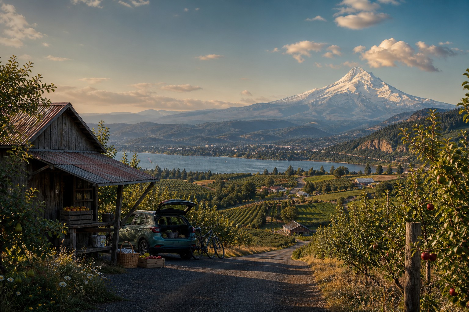 Hood River itinerary scene
