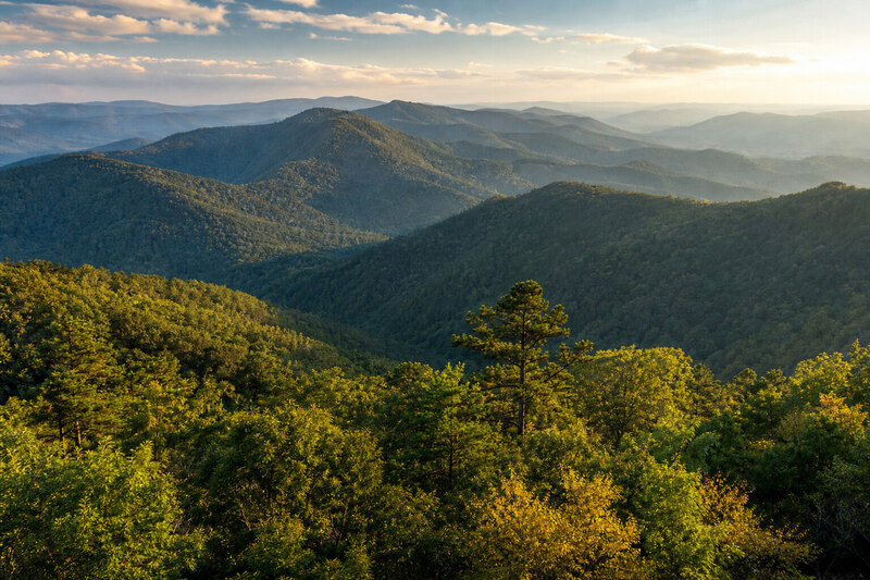 Hot Springs Mountain overlook trail