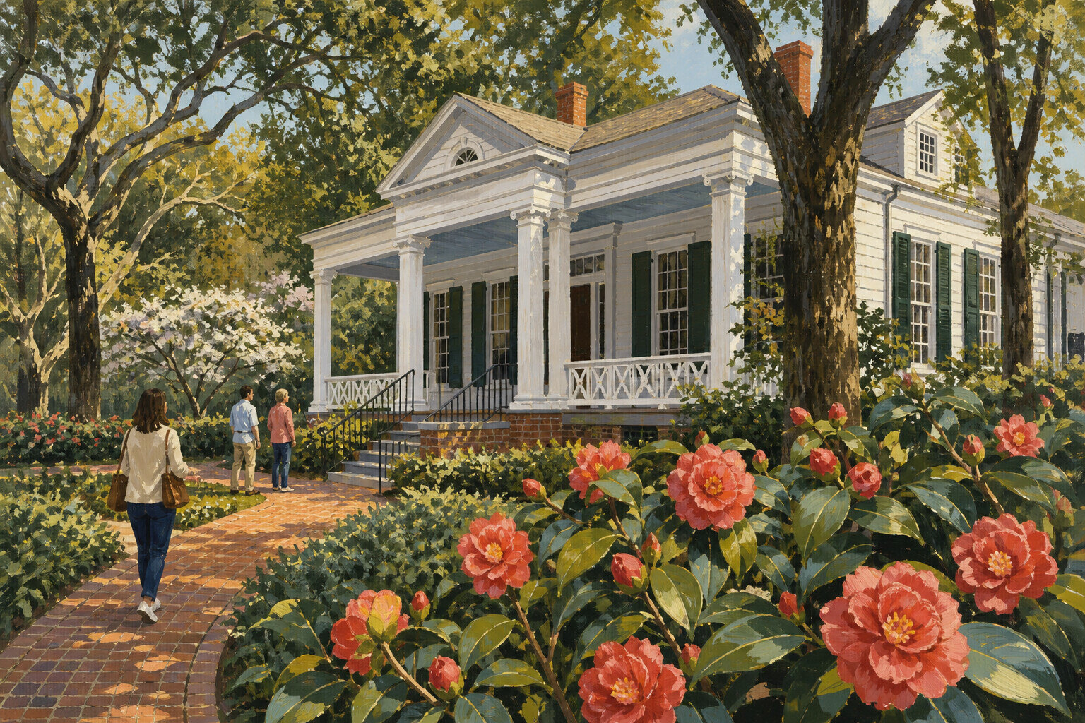 Eudora Welty House and garden in Jackson