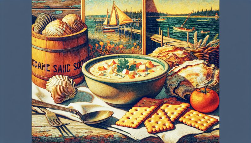 Maine clam chowder