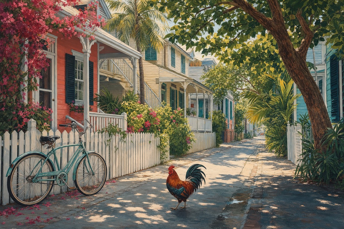 Historic Key West conch houses near Old Town lodging