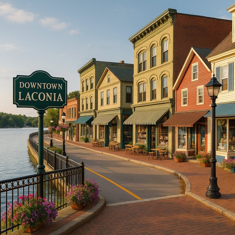 Downtown Laconia street scene