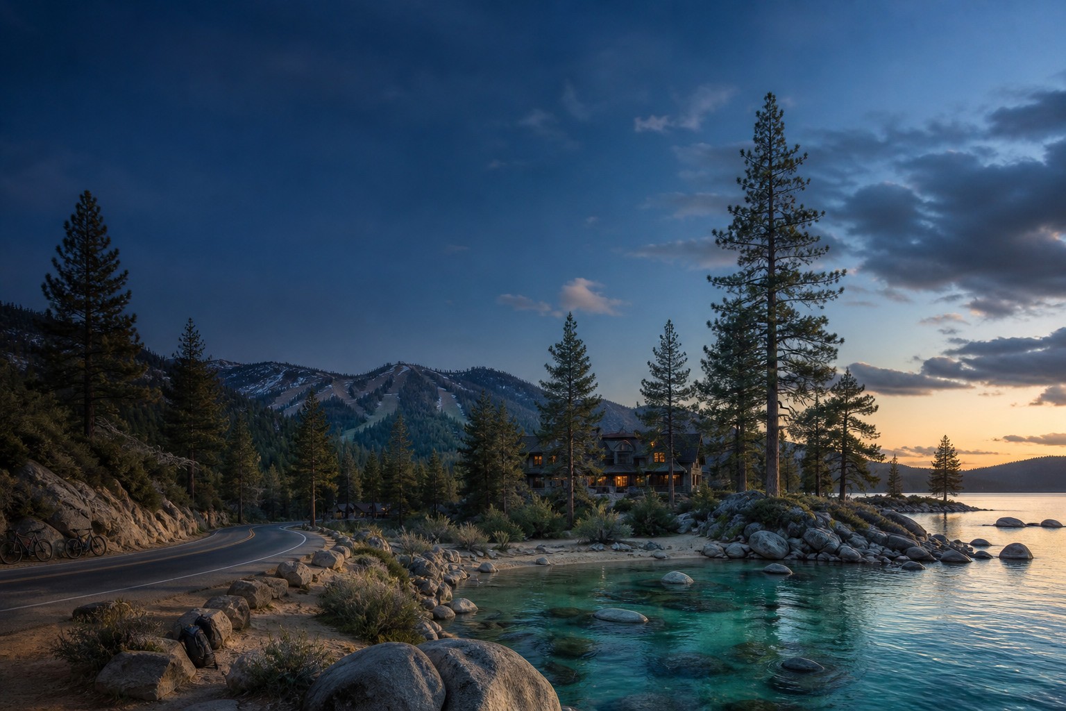 Lake Tahoe itinerary scene