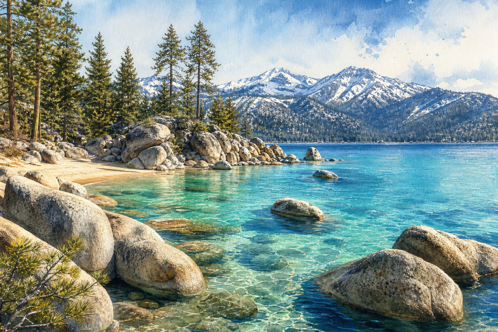 Sand Harbor is the Nevada-side Tahoe day to start early.