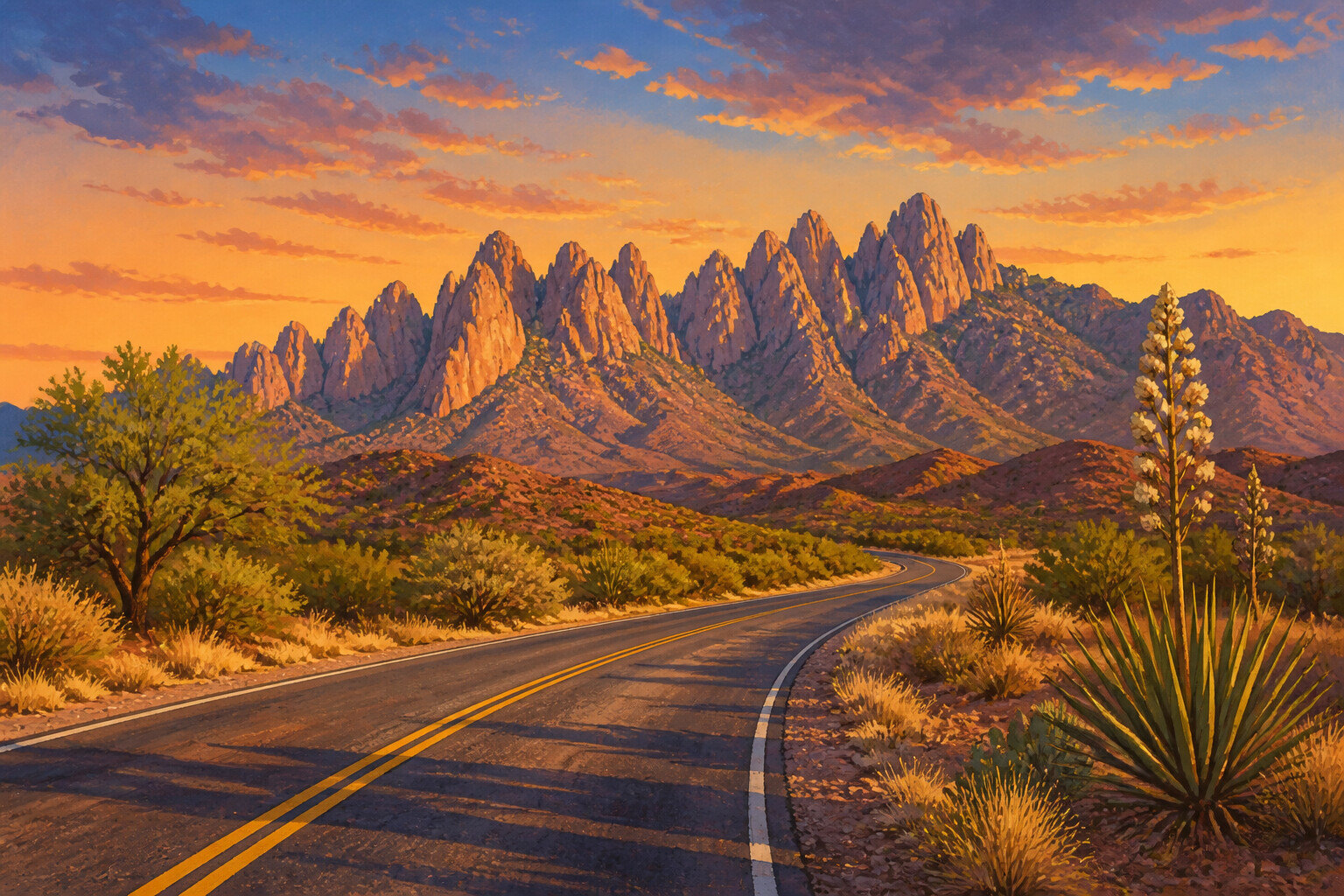 Las Cruces itinerary scene