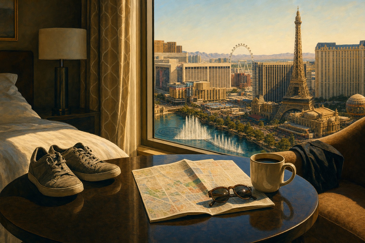 Las Vegas weekend scene