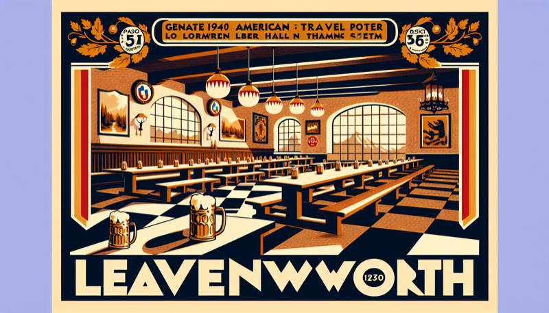 Leavenworth Maifest celebration with dancers in traditional German clothing