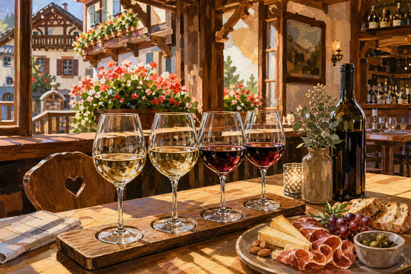 Wine tasting room near Front Street in Leavenworth