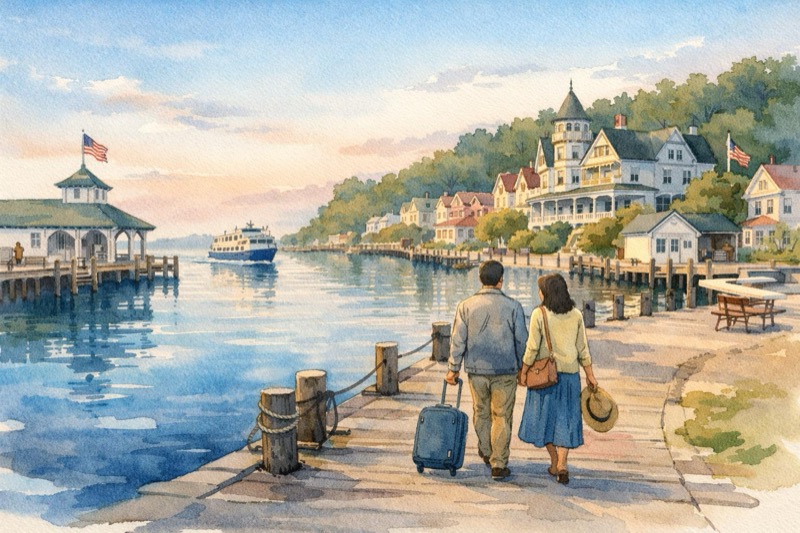 Mackinac Island, MI trip-planning scene