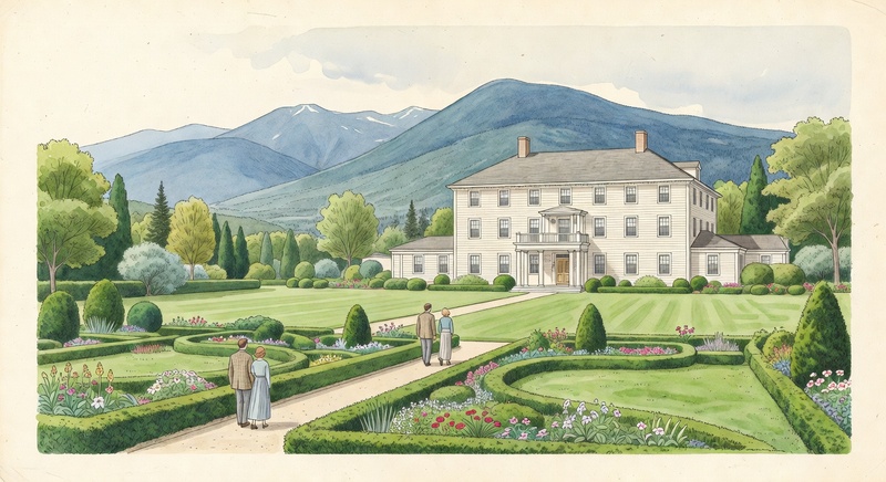 Hildene and Equinox side of Manchester Vermont