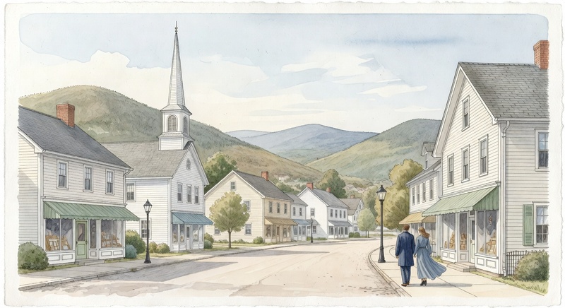 Manchester, VT trip-planning scene