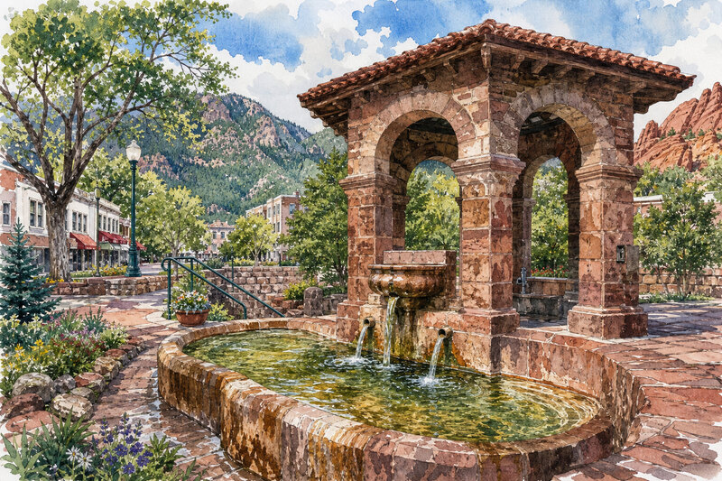 Shoshone Spring in Manitou Springs