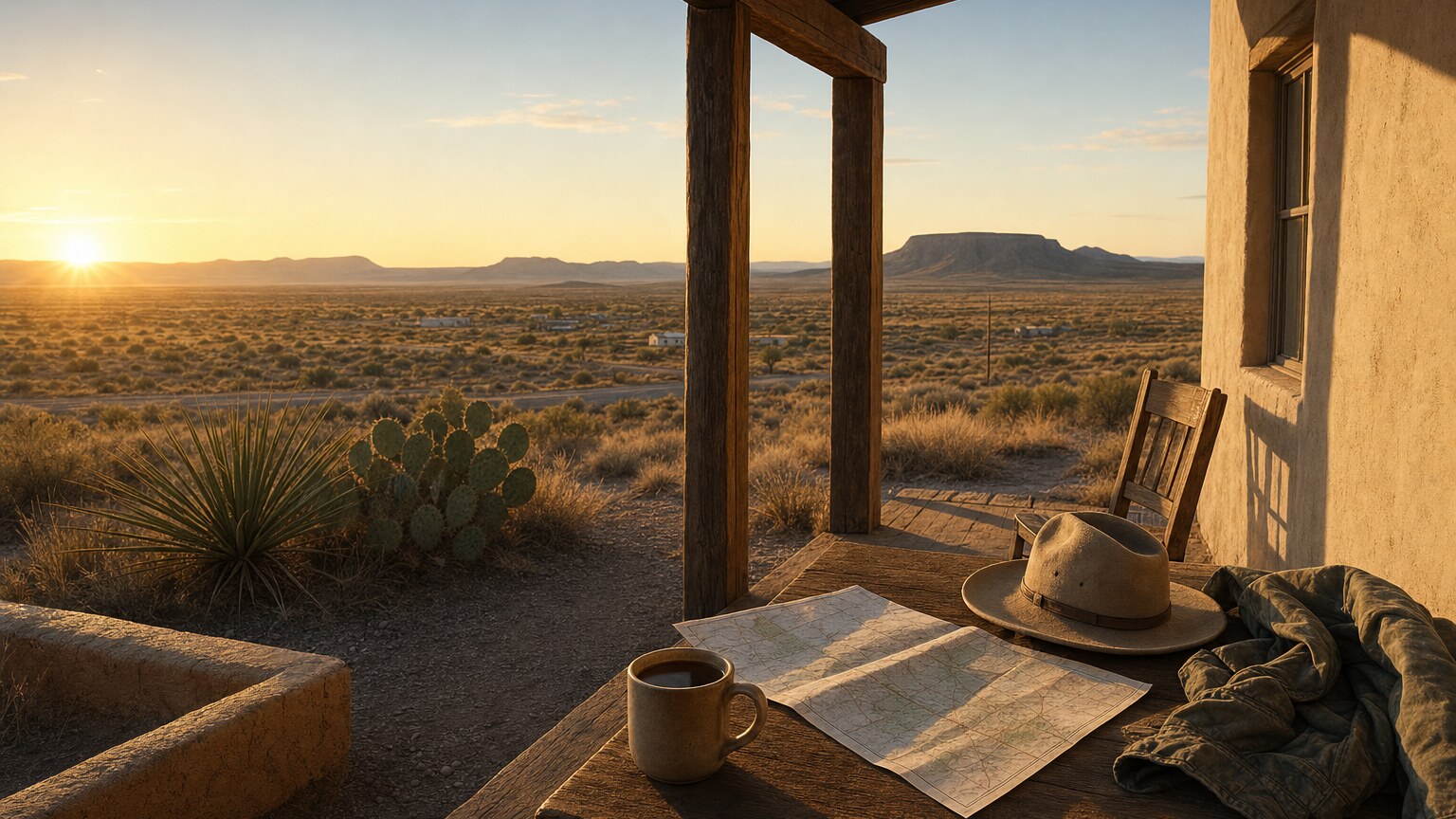 Marfa itinerary scene