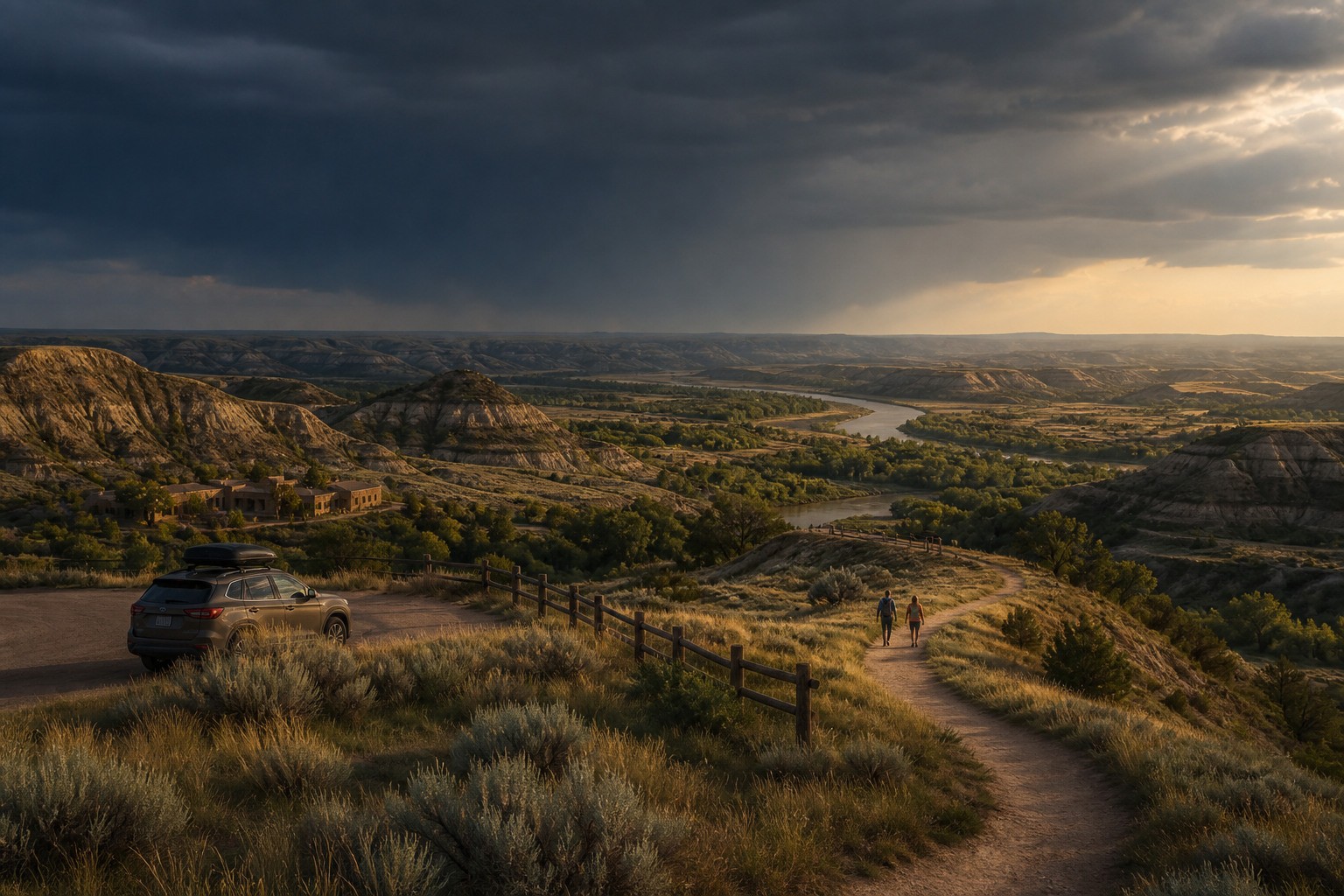 Medora itinerary scene