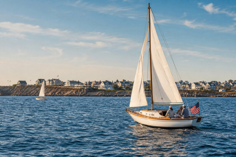 Sailing Block Island Sound Rhode Island