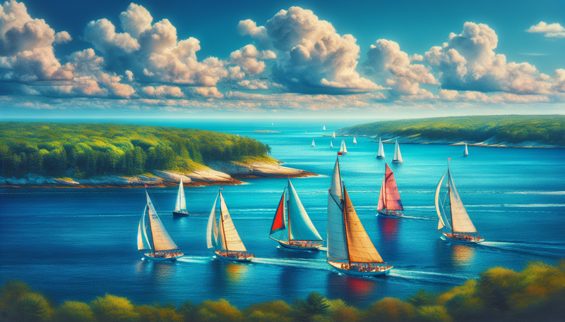 Sailing Block Island Sound Rhode Island