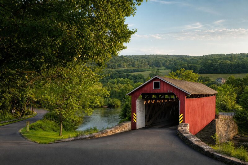 Bucks County countryside near New Hope