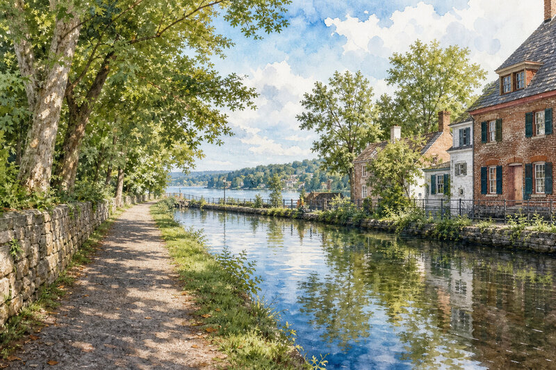 Delaware River & canal