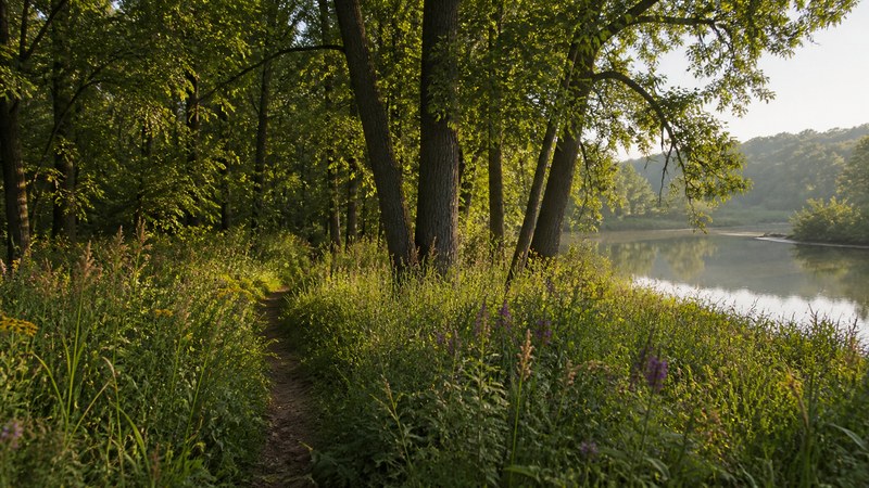 Walk at Flandrau State Park