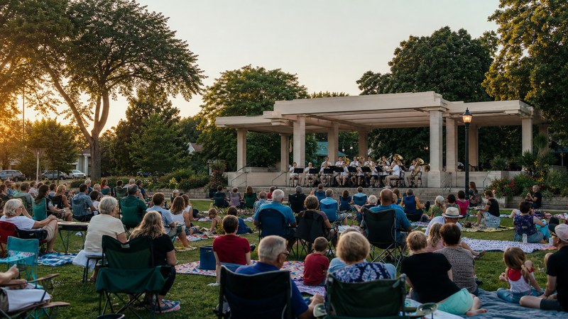 Community concert in New Ulm's German Park
