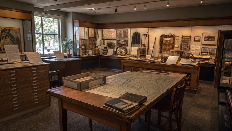 History museum gallery in New Ulm