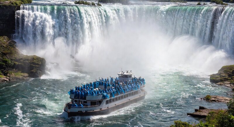 Maid of the Mist boat near Niagara Falls