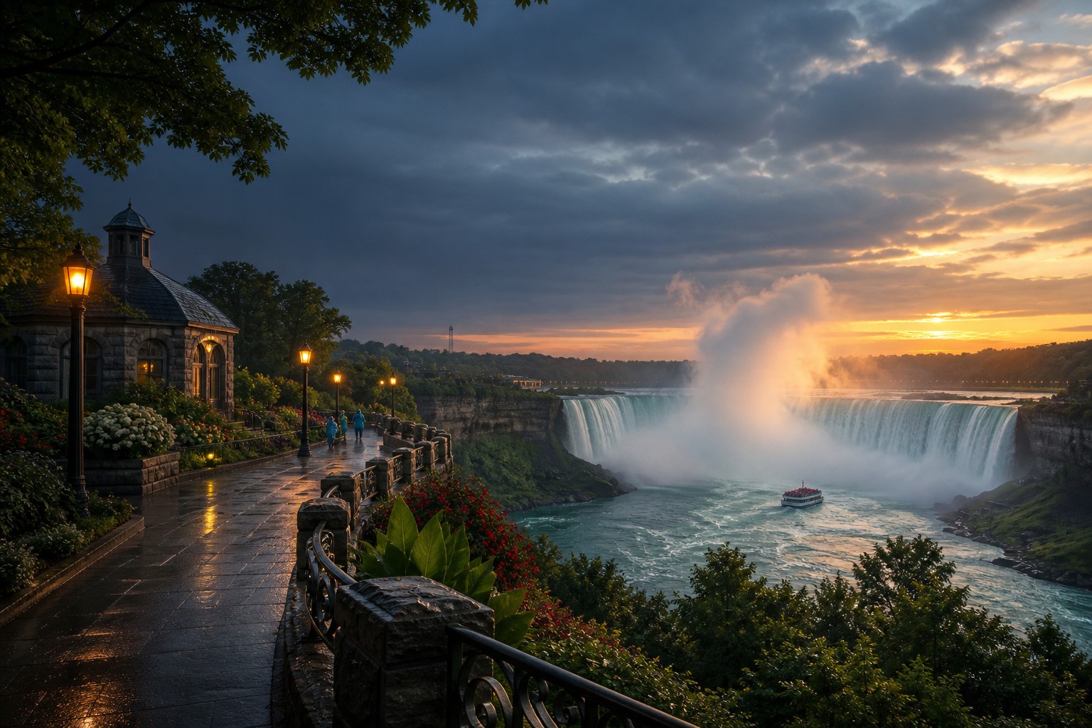 Niagara Falls itinerary scene