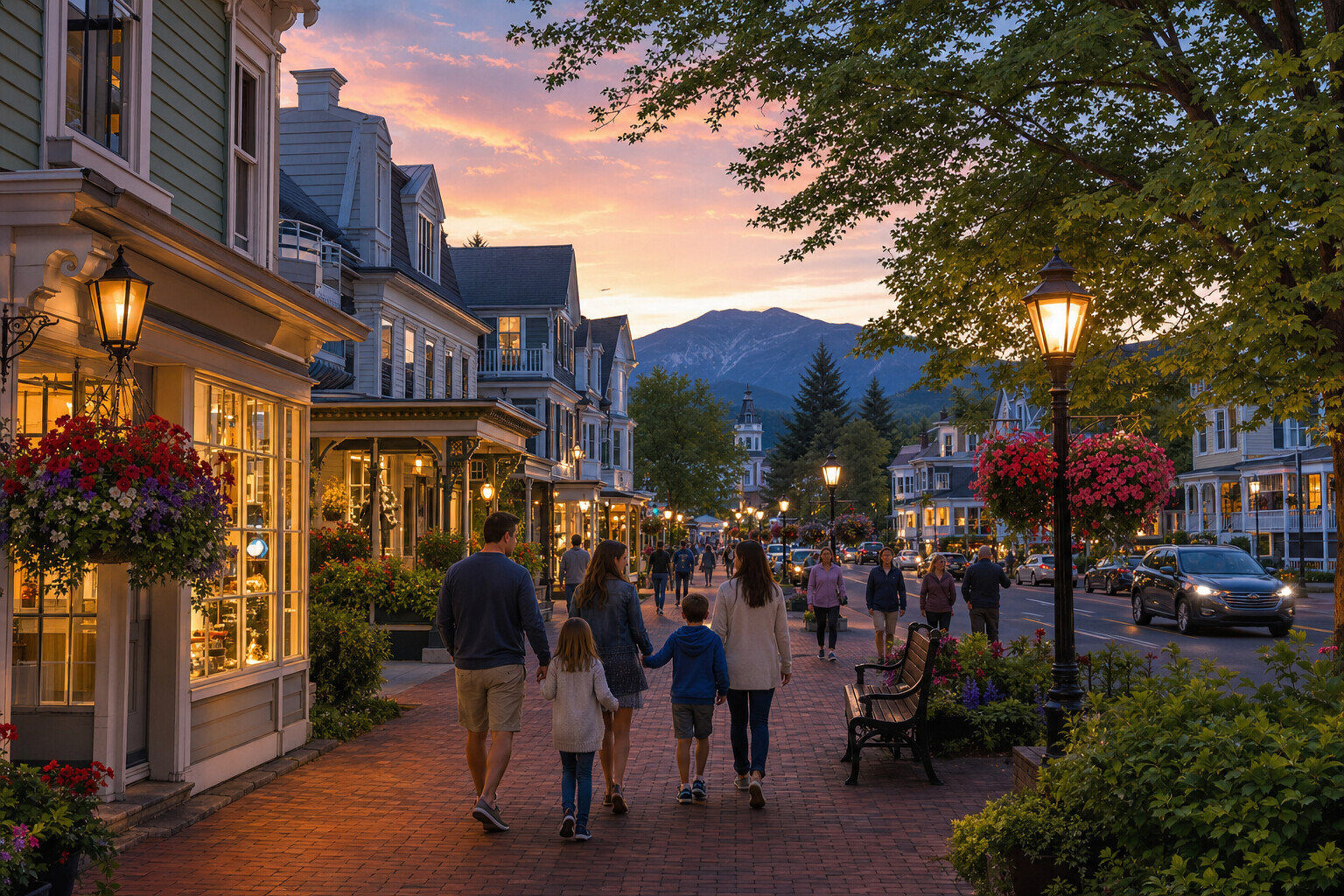 North Conway itinerary scene
