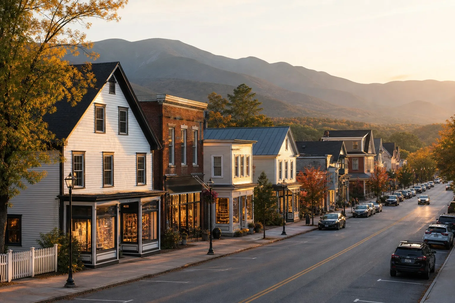 North Conway weekend scene