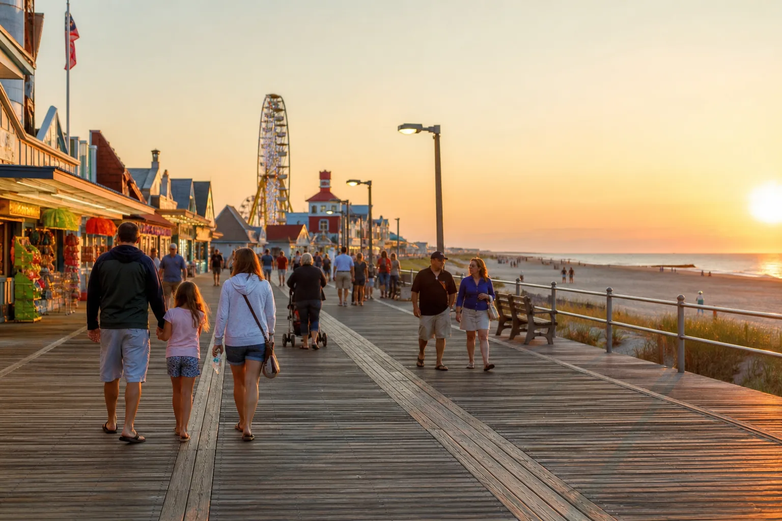 Ocean City weekend scene