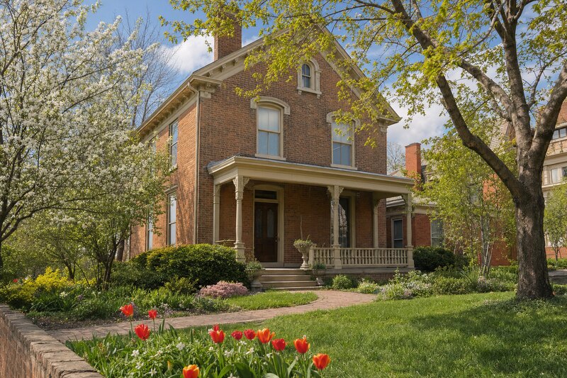 Contextual illustration of a historic-inspired guesthouse