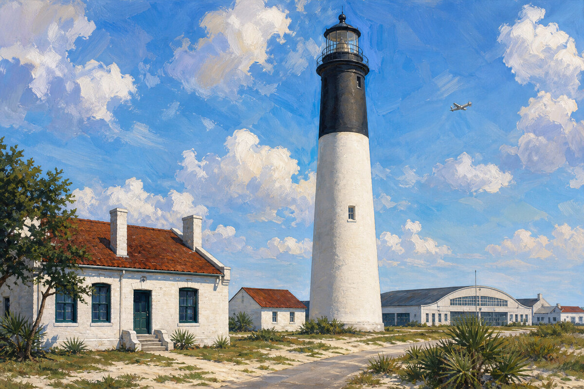 Pensacola Lighthouse on Naval Air Station Pensacola