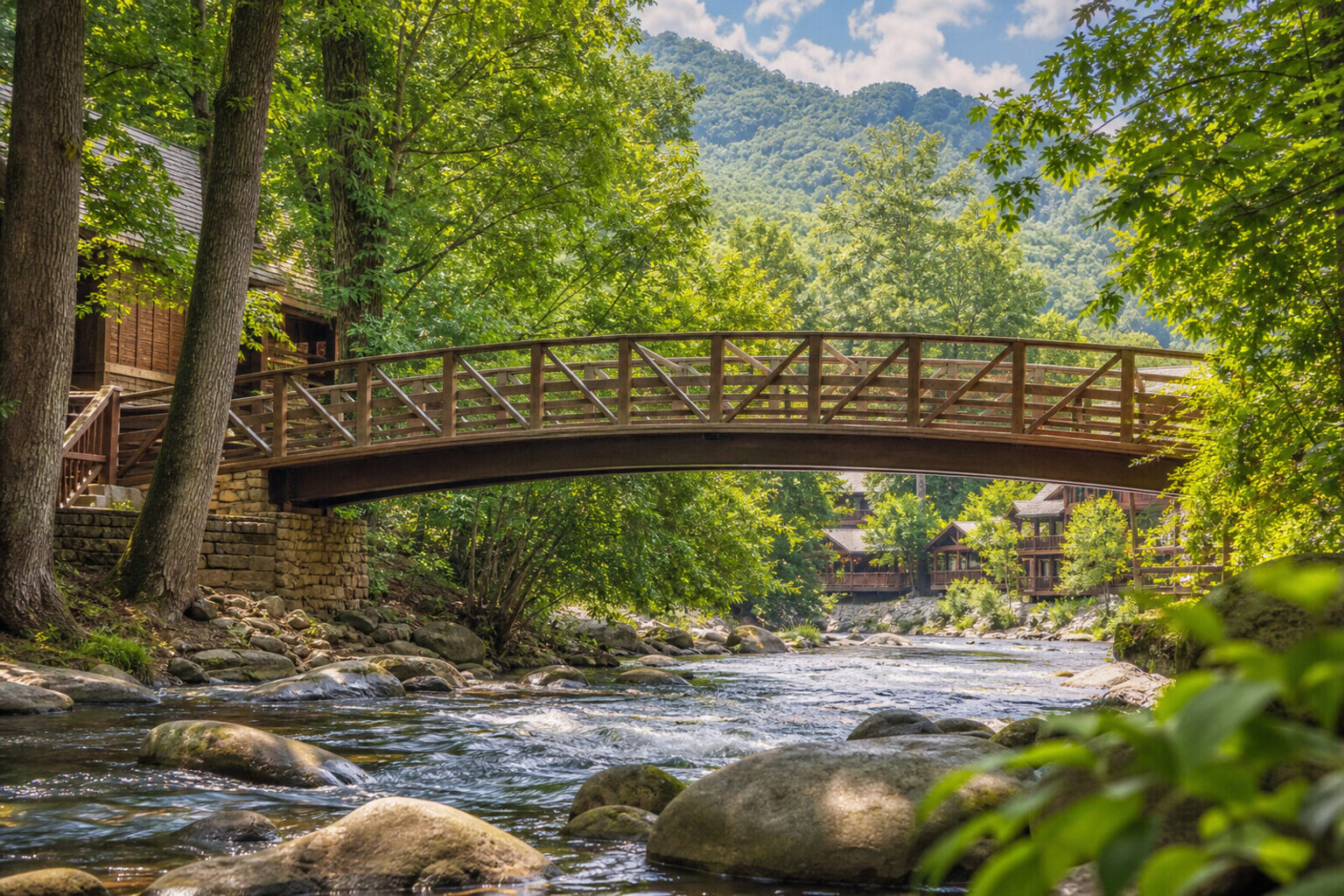 Pigeon Forge weekend scene