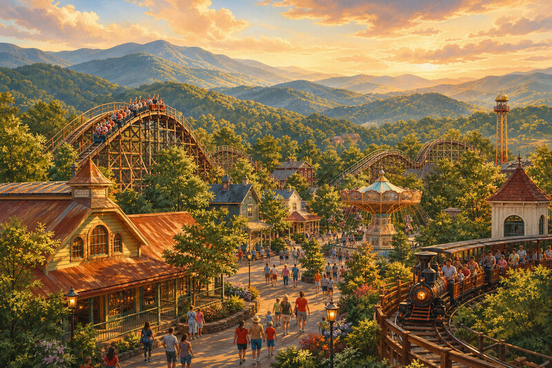 Pigeon Forge hotel weekend near Dollywood and Parkway attractions