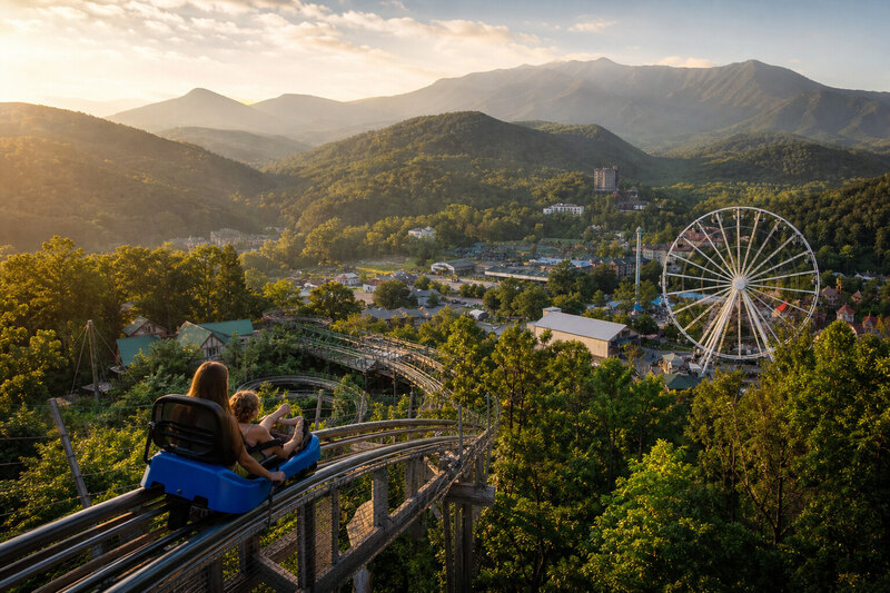 Pigeon Forge hotel weekend near Dollywood and Parkway attractions