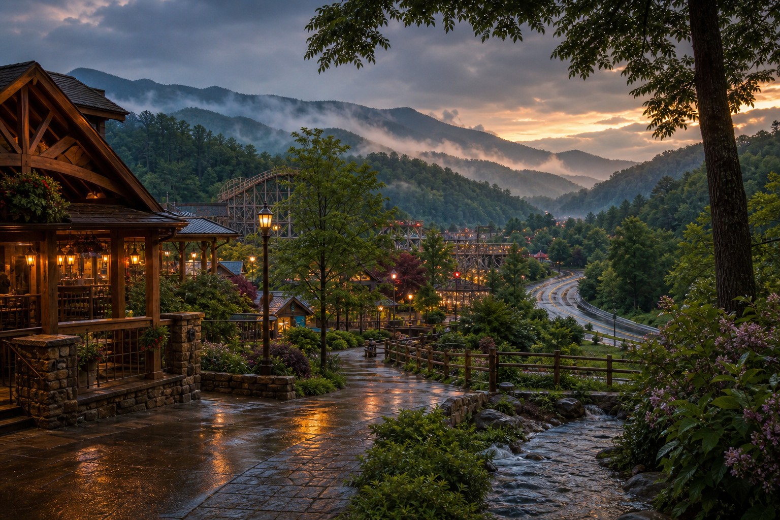 Pigeon Forge itinerary scene