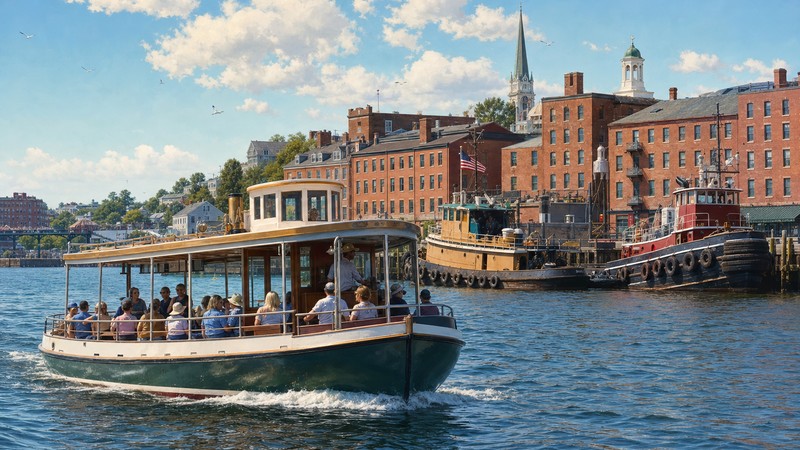 Harbor cruise on the Piscataqua River