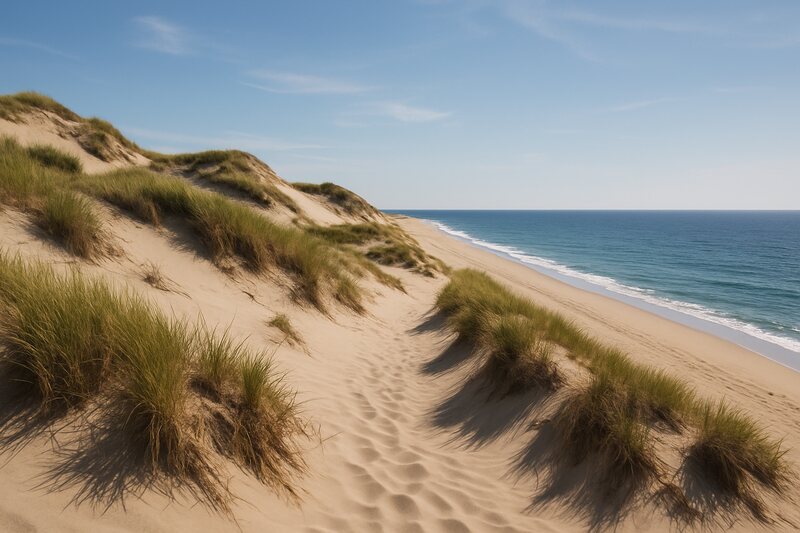 Provincetown dunes and beach landscape