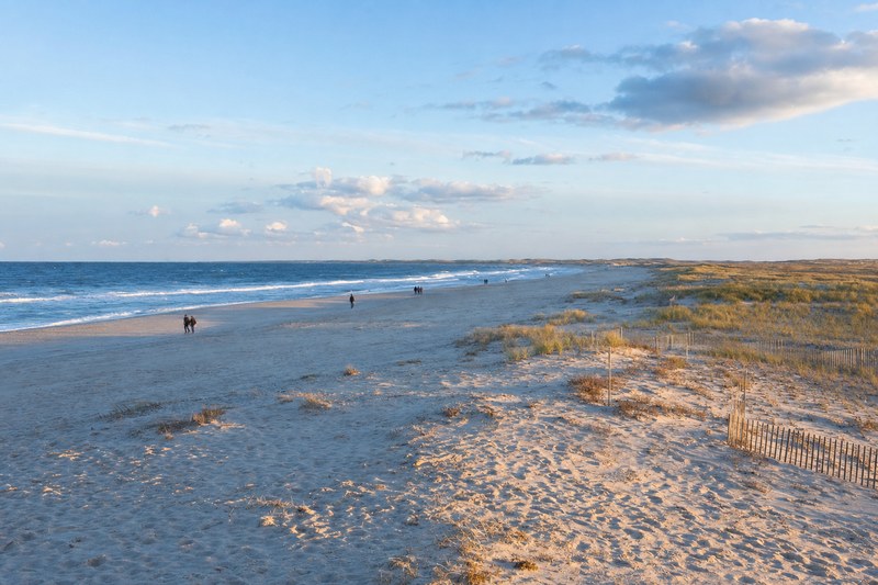 Broad Atlantic shoreline at Race Point Beach