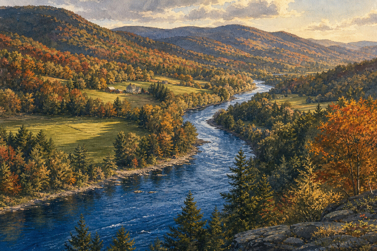 Quechee itinerary scene
