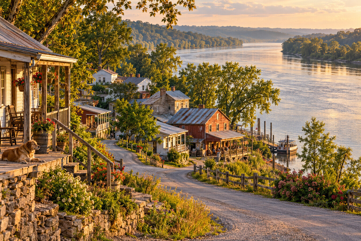 Rabbit Hash itinerary scene