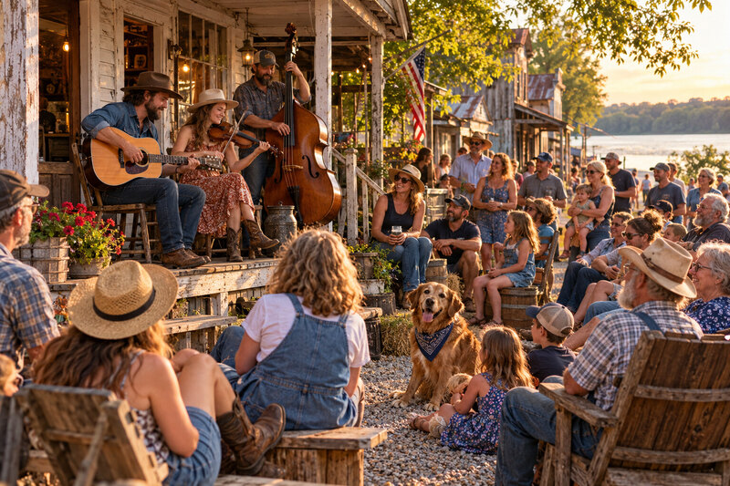 Bluegrass music Rabbit Hash Kentucky
