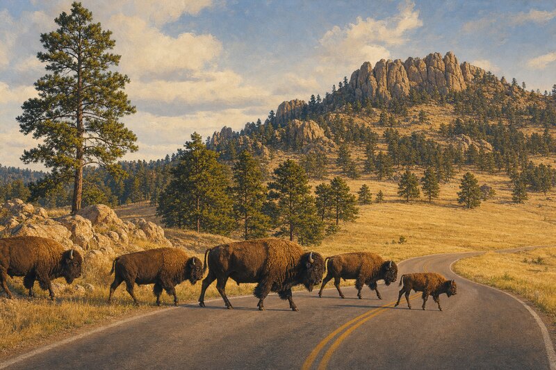 Choose wildlife or granite in Custer