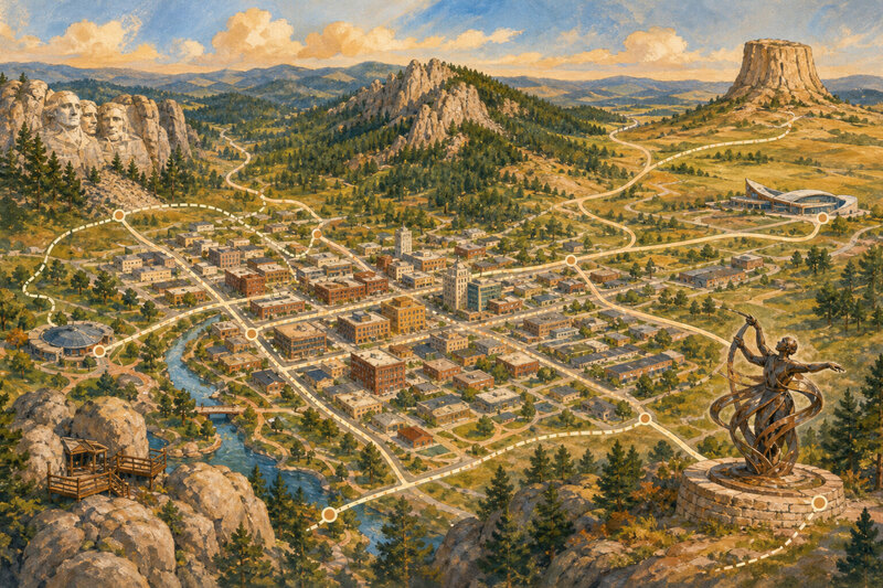 The map is the itinerary