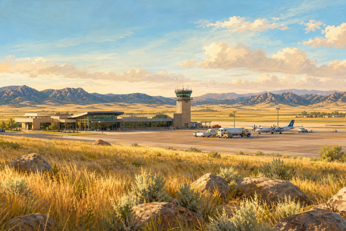 Prairie road and weather planning for Badlands from Rapid City
